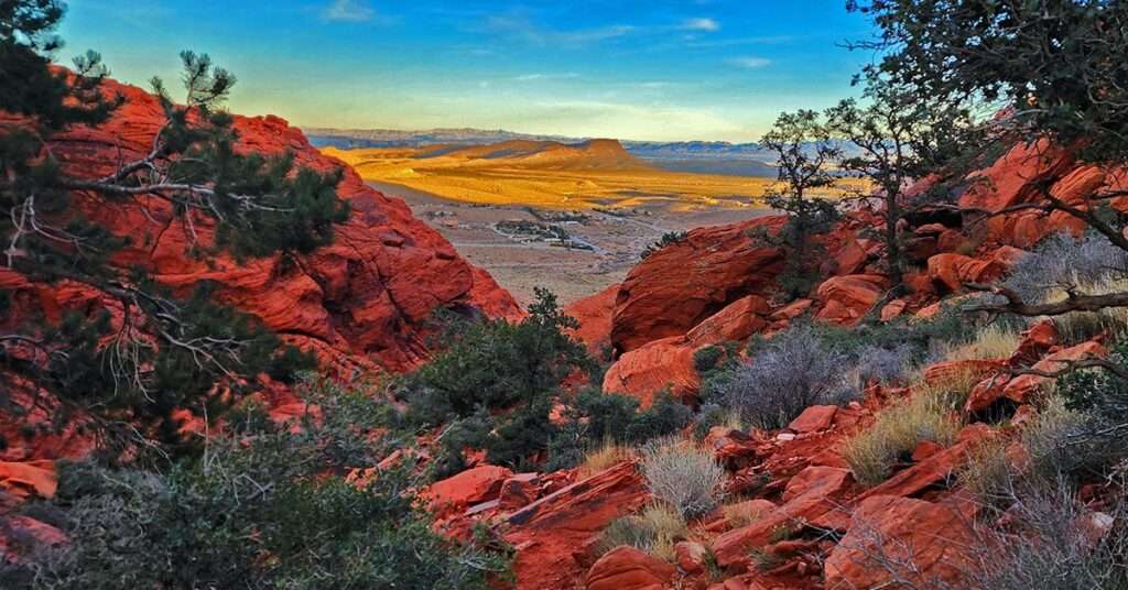 Red Rock canyon outside of Las Vegas